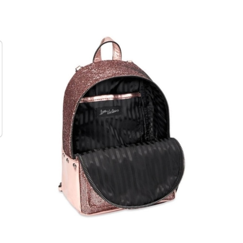 VICTORIA'S SECRET GLITTER MINI BACKPACK NWT - Picture 7 of 16